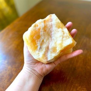 Raw Orange Calcite